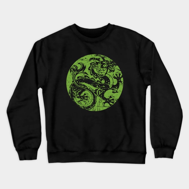 Jade Dragon Crewneck Sweatshirt by CTShirts